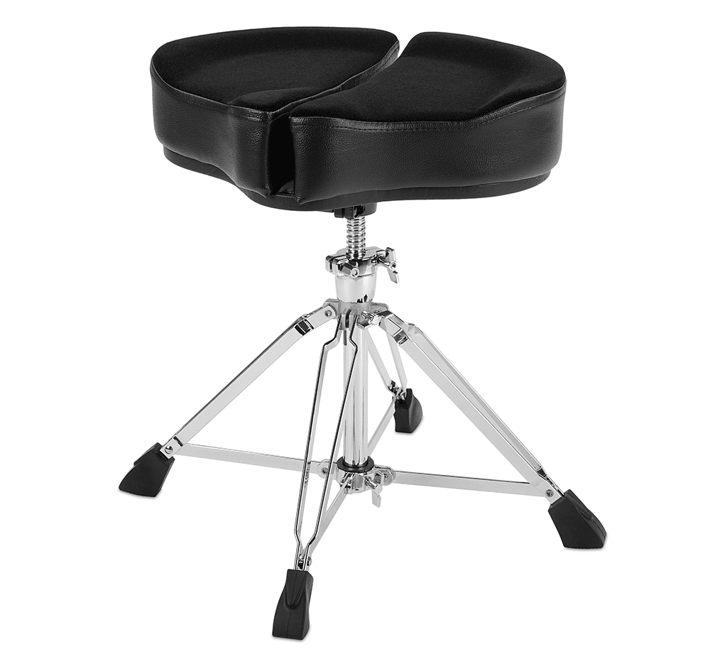 Ahead Spinal G Drum Throne - Black Cloth Top and Black Sides 18 in.