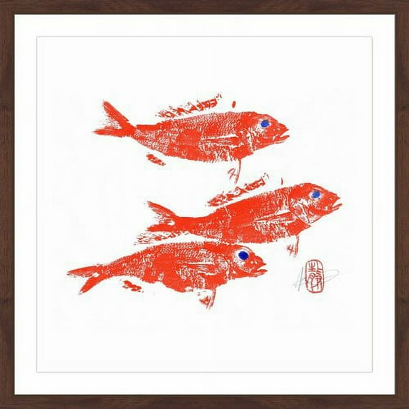 "Ahead of the Team" Framed Painting Print