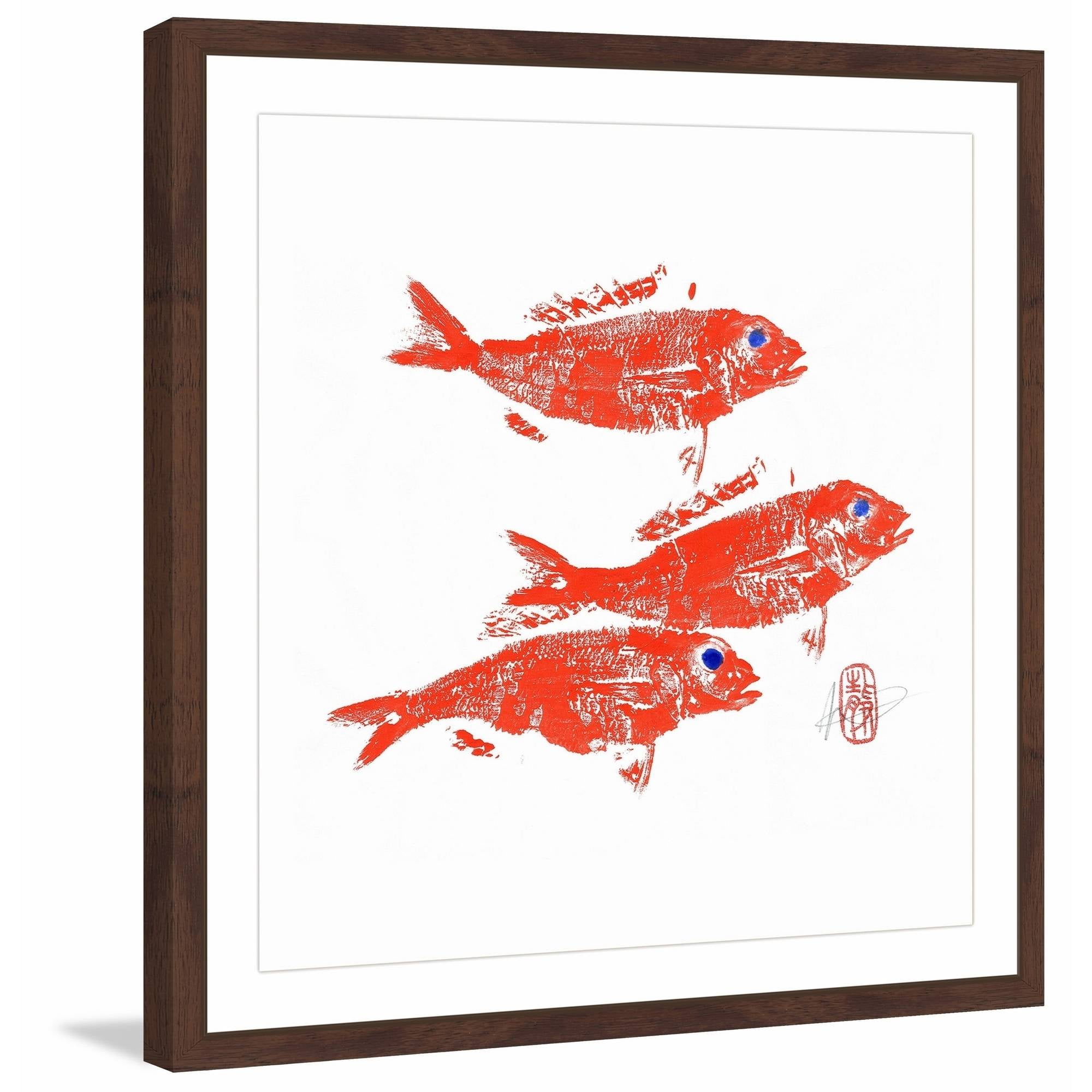 "Ahead of the Team" Framed Painting Print