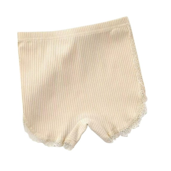 AherBiu Baby Clothes Toddler Girls Bottoms Shorts to Wear with Dresses Lace Trim Cotton Comfy Shorts