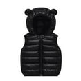 thumbnail image 1 of AherBiu Baby Clothes Toddler Puffer Vests Lightweight Zip up Hooded Sleeveless Boys Winter down Coats Solid Color, 1 of 5