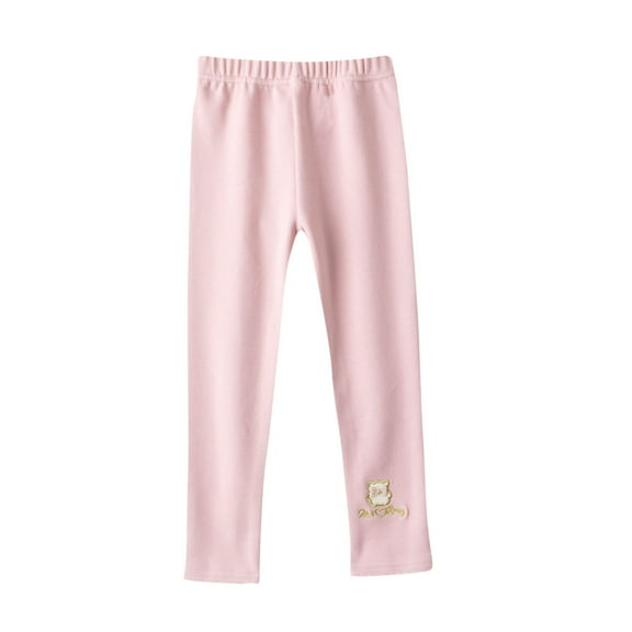 AherBiu Baby Clothes for Girls Cotton Winter Warm Infant Leggings Elastic Waist Casual Cute Toddler Trousers