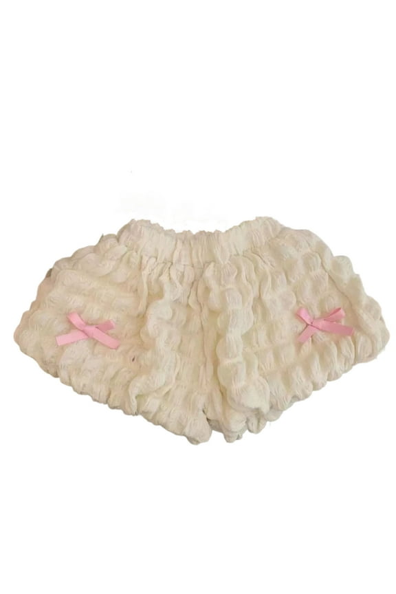 Baby Toddler Girls Clothes Bubble Shorts Elastic Waisted Wide Leg Stretchy Summer Cute Shorts