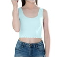 thumbnail image 1 of AherBiu Big Girls Tank Tops Cropped Bra Camisole Tops Comfy Soft Stretch Support Undershirt Tanks for Teens, 1 of 6