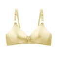 thumbnail image 1 of AherBiu Bras for Senior Womens Wireless Everyday Bra Gathered Comfort Bralette with Adjustable Strap, 1 of 3