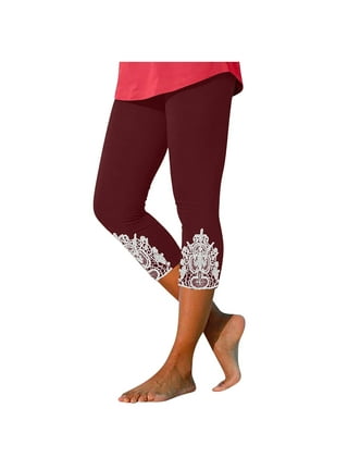 Lace bottom leggings deals