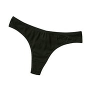 AherBiu Cotton Thongs for Women G-Strings Underwear Seamless Panties Stretchy Briefs
