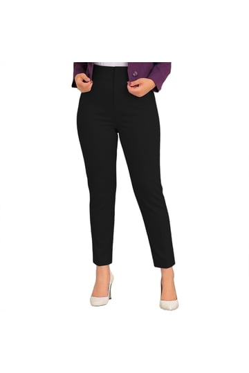walmart ladies dress pants for Men and Women Side Deep Pockets Womens Stretch Dress Pants for