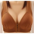 thumbnail image 1 of AherBiu Everyday Bras for Women Seniors Wireless Bra Full Coverage Push-Up Buckle Front Closure Bralettes, 1 of 3