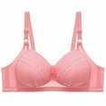 thumbnail image 1 of AherBiu Everyday Bras for Women V Neck Wireless Bra Full Coverage Comfort Bralette Adjustable Strap, 1 of 7