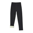 thumbnail image 1 of AherBiu Fleece Lined Leggings for Teen Girls High Waisted Stretchy Thermal Warm Bottom Legging Pants, 1 of 3