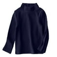 thumbnail image 1 of AherBiu Girls Clothes Long Sleeve Shirts Turtleneck Thermals Tops Boys Undershirt Comfy Tees Solid Color, 1 of 5