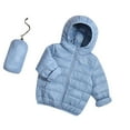 thumbnail image 1 of AherBiu Infant Baby Clothes Lightweight Puffer Jackets for Boys Girls Zip up Hooded Quilted Winter Coats Outwear, 1 of 3