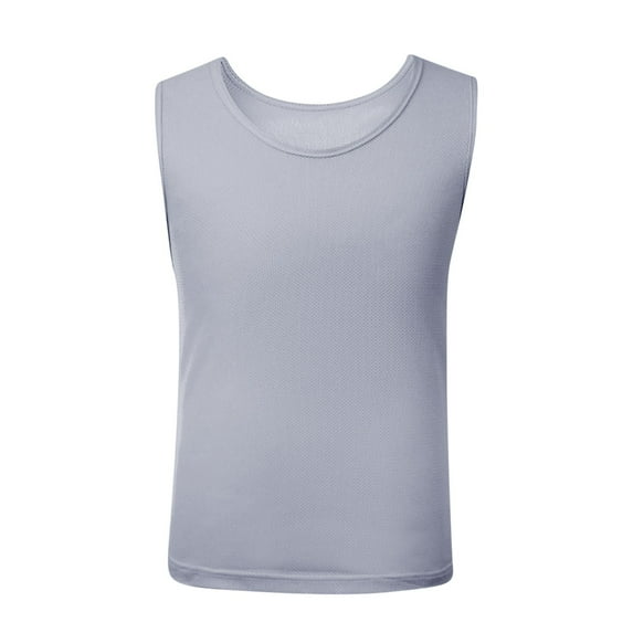 AherBiu Kid Boys Clothes Tank Tops Lightweight Workout Camisole Shirts Summer Crewneck Sleeveless Tees