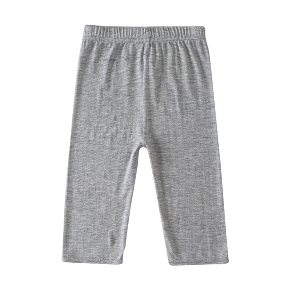AherBiu Kids Clothes Toddler Girls Capri Pants Slim Fitted Stretchy Cotton Comfy 3/4 Legging Pants
