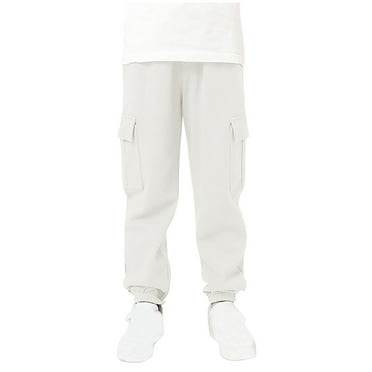 AherBiu Kids Sweatpants for Boys Girls Unisex Teens Clothes High Waisted Joggers Pants with Multi Pockets
