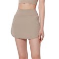 thumbnail image 1 of AherBiu Mini Skirts for Women 2 in 1 Skorts High Waisted Activewear Tennis Skirt Shorts with Pockets, 1 of 6