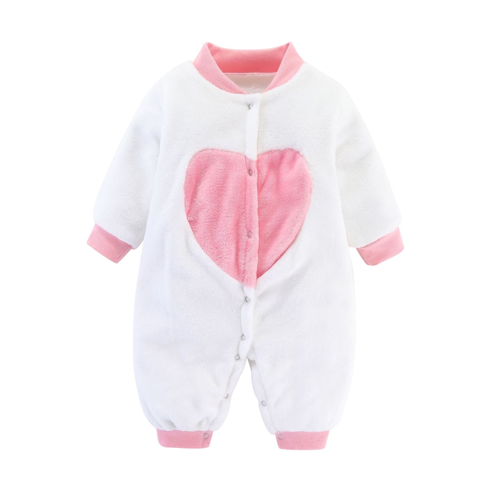 Baby Girl Winter Dress With Hoddie Front Buttons In Orange main image 0