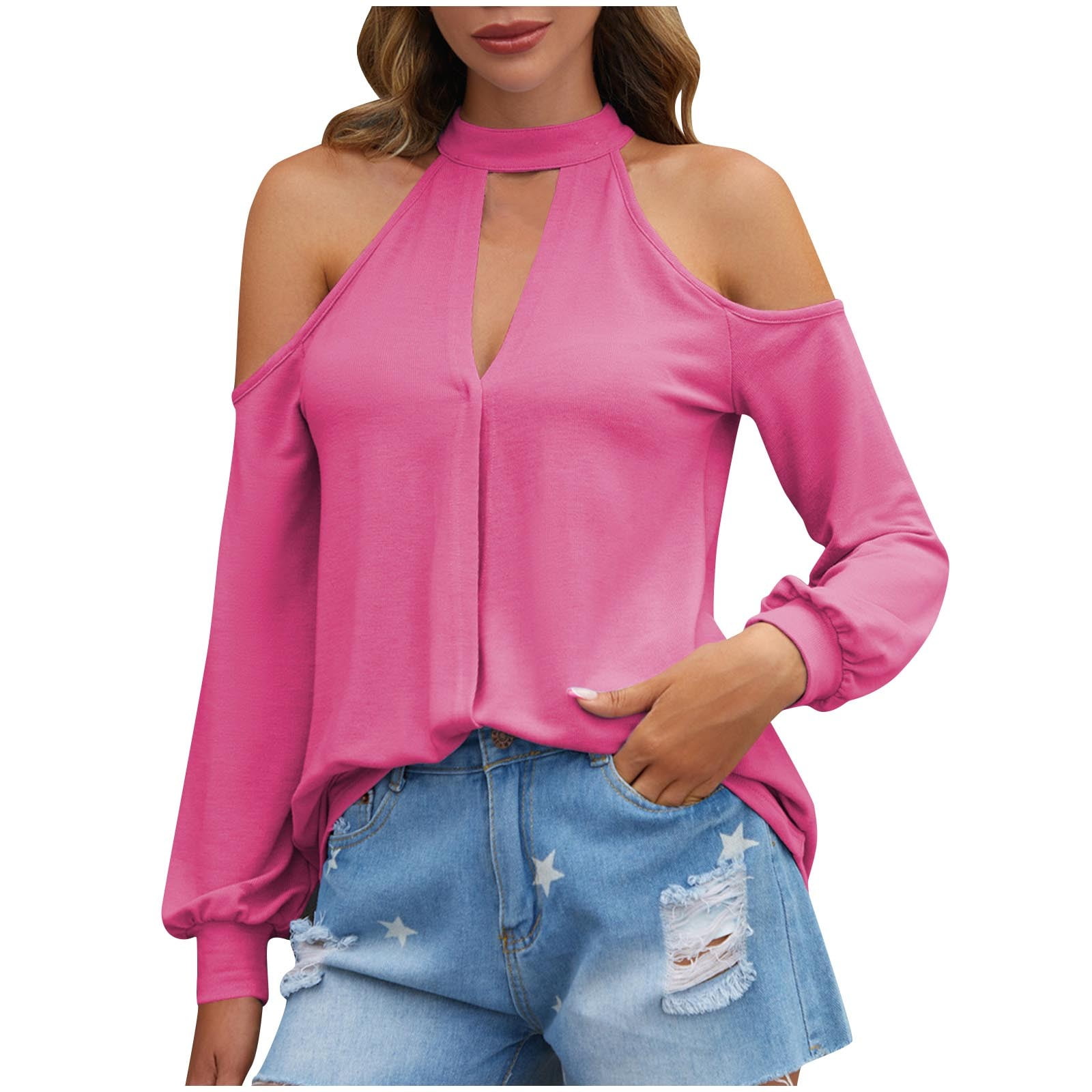 keyhole shoulder tops