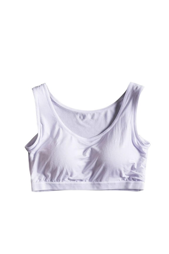 Pajama Bras for Women Wirefree Comfort Wide Strap Round Neck Sleepwear Pj Bralette