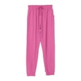 thumbnail image 1 of AherBiu Pajama Pants for Women Elastic High Waisted Comfy Lightweight Sleepwear Cinch Bottom Trousers, 1 of 6