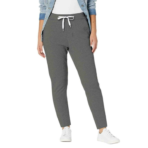 AherBiu Pajama Pants for Women Fleece Lined Sweatpants Thermal Warm Loungewear High Waisted Trousers