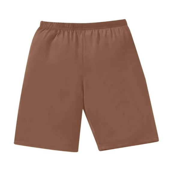 AherBiu Pajama Shorts for Women Elastic Waist Comfy Sleepwear Bottoms Shorts to Wear with Dresses