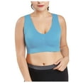 thumbnail image 1 of AherBiu Plus Size Sports Bras for Women Stretchy Wireless Bralette Top with Support Workout Gym Bra Tops, 1 of 7