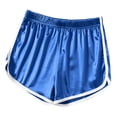 thumbnail image 1 of AherBiu Satin Shorts for Women Pajama Sweatshorts Elastic High Waisted Summer Loungewear Sleepwear Bottoms Shorts, 1 of 5