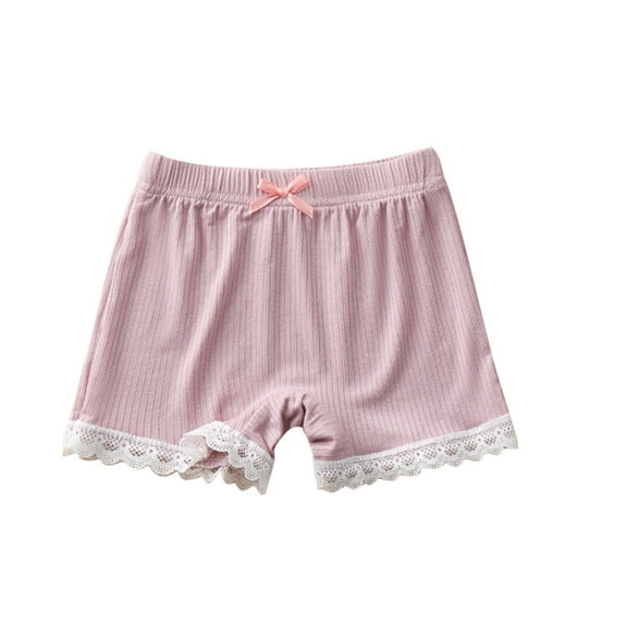 AherBiu Summer Shorts for Girls Toddler Kids Teens Lace Bottoms Comfy Sleepwear Pajamas Shorts