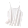 thumbnail image 1 of AherBiu Summer Tank Tops for Women Cotton Linen Spaghetti Strap Sleeveless Casual Loose Shirts Blouse, 1 of 3