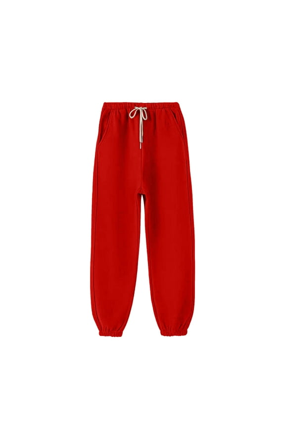 Sweatpants for Women Fleece Lined Thermal Warm Joggers Cinch Bottom Pants Winter Athletic Trousers