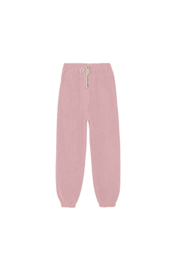 Sweatpants for Women Fleece Lined Thermal Warm Joggers Cinch Bottom Pants Winter Athletic Trousers