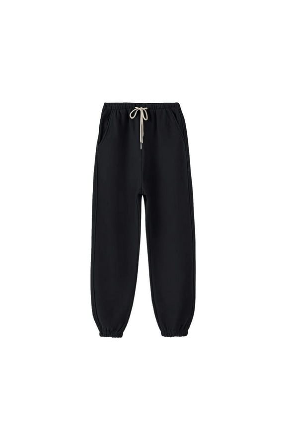 Sweatpants for Women Fleece Lined Thermal Warm Joggers Cinch Bottom Pants Winter Athletic Trousers