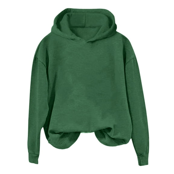 AherBiu Sweatshirt for Women Hoodie Lightfleece Lined Long Sleeve Tops Basic Casual Pullover