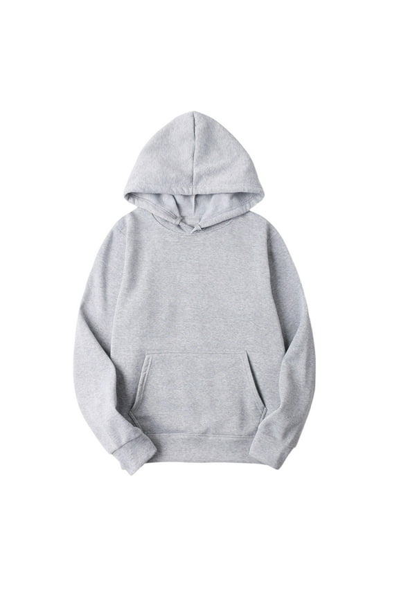 Sweatshirts for Women Lightweight Men Hoodies Unisex Juniors Pullover Sportswear Long Sleeve Basic Solid Color Tops