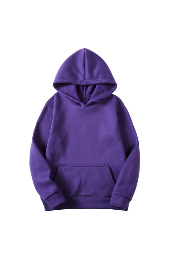 Sweatshirts for Women Lightweight Hoodies Juniors Pullover Sportswear Long Sleeve Solid Color Fall Casual Tops