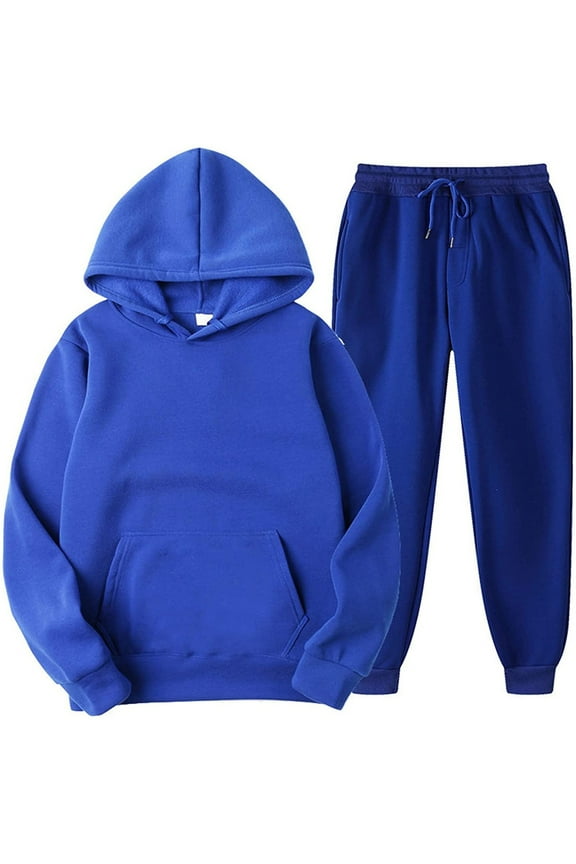 Sweatsuits for Women Joggers Workout Sets Pullover Hoodie Sweatpants Men's 2 Piece Tracksuits