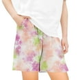 thumbnail image 1 of AherBiu Teen Girls Clothes Summer Shorts Tie-Dye Casual Loose Comfy Bottoms Shorts with Pockets, 1 of 4
