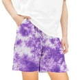 thumbnail image 1 of AherBiu Teen Girls Clothes Summer Shorts Tie-Dye Casual Loose Comfy Bottoms Shorts with Pockets, 1 of 4
