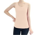 thumbnail image 1 of AherBiu Thermal Warm Tank Tops for Women Sleeveless Undershirts Winter Basic Layer Pajamas Top, 1 of 5