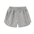 thumbnail image 1 of AherBiu Toddler Boys Clothes Summer Wide Leg Sweatshorts Elastic High Waisted Running Athletic Shorts, 1 of 6