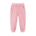 thumbnail image 1 of AherBiu Toddler Boys Clothes Unisex Girls Sweatpants Elastic Waisted Joggers Pants Cinch Bottom Trousers, 1 of 4