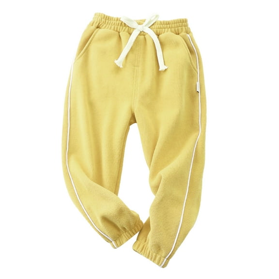 AherBiu Toddler Boys Girls Sweatpants Unisex Baby Casual Cinch Bottom Pants Elastic High Waisted Trousers