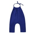 thumbnail image 1 of AherBiu Toddler Girls Clothes Baby Halter Bib Overalls Sleeveless Backless Pants Jumpsuits Rompers, 1 of 3