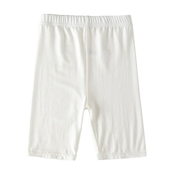 AherBiu Toddler Girls Clothes Cotton Bottoms Shorts Elastic High Waisted Soft Yoga Shorts for Teens