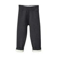 thumbnail image 1 of AherBiu Toddler Girls Clothes Kids Bottom Leggings Fleece Lined High Waisted Slim Fitted Stretchy Winter Pants, 1 of 5