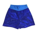 thumbnail image 1 of AherBiu Toddler Girls Clothes Sequin Dancing Shorts Elastic High Waisted Sparkly Party Shining Shorts, 1 of 4