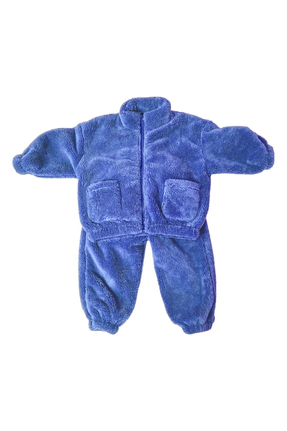 Toddler Girls Winter Clothes Fleece Sweatsuit Fuzzy Plush Zipper Jackets with Sweatpants 2 Piece Sets