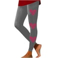 thumbnail image 1 of AherBiu Valentine's Day Yoga Leggings for Womens Stretch Clover Printed Workout Gym Legging Bottom Pants, 1 of 3
